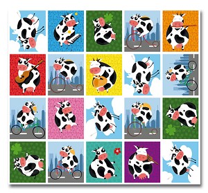 Serie  4 - grappige koeien