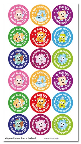 Serie 68 -  handen wassen