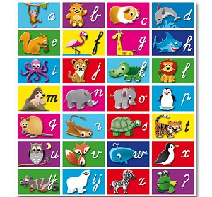 Serie 131 - alfabet schrijfletters