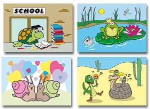 Serie 2001 - funny reptiles