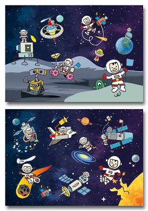 Serie 11015 - ruimtevaart