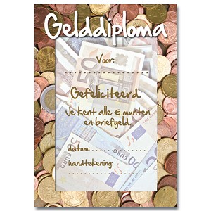Gelddiploma serie 1059 *