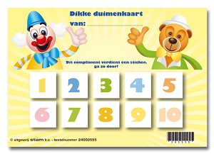 Dikke Duimenkaarten serie 555