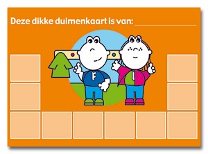 Dikke Duimenkaarten frokkie en lola *