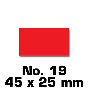 Rechthoek 25x45 mm