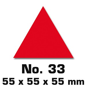 Driehoek 55x55x55