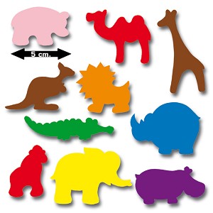 Dierentuin plakfiguren