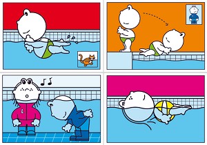 Set stuurkaarten v/h zwemonderwijs